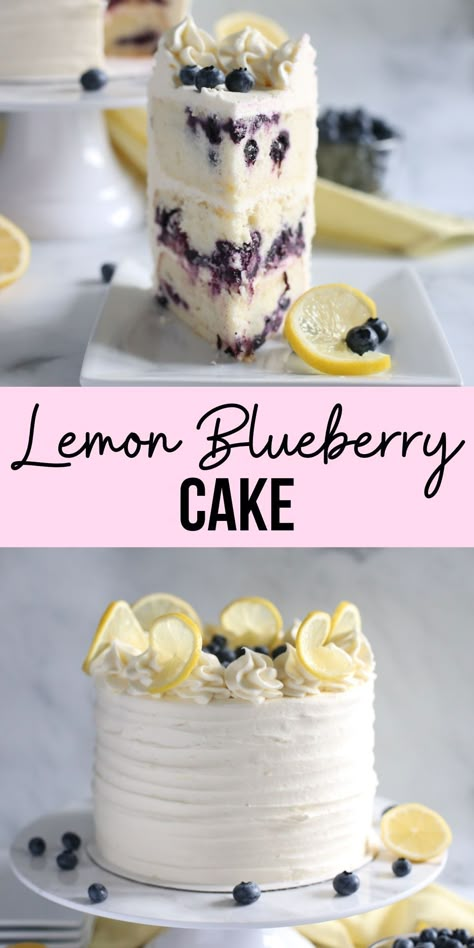 Lemon Blueberry Breakfast Cake, Cake Me Home Tonight, Lemon Blueberry Cake, Blueberry Breakfast Cake, Blueberry Cake Recipes, Blueberry Lemon Cake, Lemon Cake Recipe, Blueberry Breakfast, Cake Recipes From Scratch