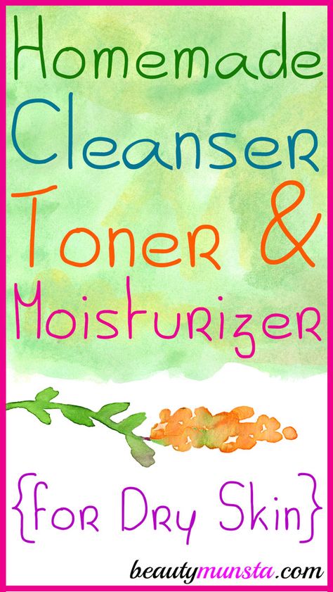 Are you on the quest for minimal and natural products? Then try this homemade cleanser, toner and moisturizer for dry skin! Dry skin is uncomfortable to deal with. I mean it gets flaky, tight and even painful at times. The flakiness is just the worst because who likes dead cells plastered all over their skin?! … Organic Skin Care, Natural Skin, Homemade Cleanser, Hydrating Skin Care, Hydrating Skin, Moisturizer For Dry Skin, Natural Products, Dry Skin, Natural Skin Care