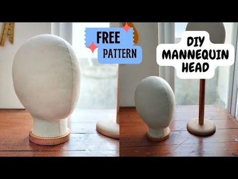 Diy Mannequin Head, Diy Hat Stand, Diy Hat Display, Diy Mannequin, Mannequin Diy, Head Tutorial, Millinery Diy, How To Make Foam, Sewing Form