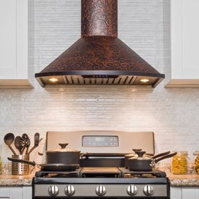 Akdy 30 Wall Mount Kitchen Range Hood Elegant Vine Design, Size: 30\, Bronze Kitchen Island Range Hood, Kitchen Island Range, Kitchen Hood Vent, Kitchen Hood Ideas, Kitchen Hood Design, Kitchen Vent Hood, Copper Hood, Hood Ideas, Copper Range Hood