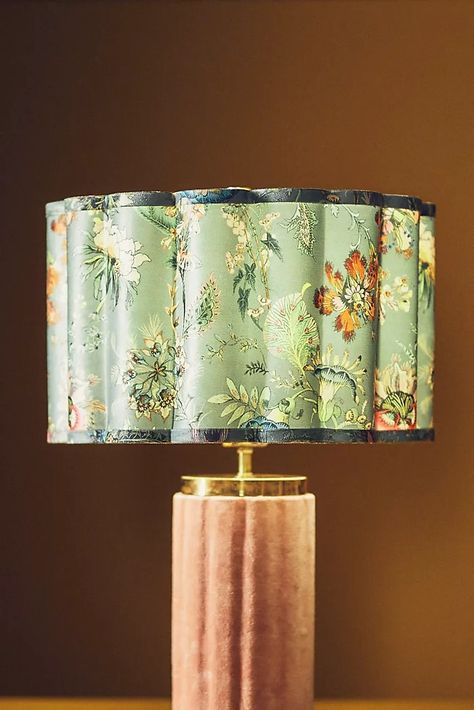 Up to 40% Off Every Room In The House | Anthropologie Anthropologie Lamp, Scalloped Lamp Shade, Scalloped Lamp, House Of Hackney, Shade House, Maximalist Style, Anthropologie Home, Unique Lamps, Unique Lighting