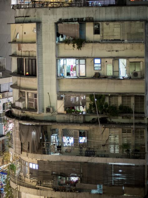 https://flic.kr/p/C62H2y | Saigon homes (digital) | Apartments in Saigon (HCMC) Vietnam. Shot with Canon FD 50mm F1.4 Saigon Aesthetic, Vietnam Apartment, Old Apartments, Middle East, Canon, Vietnam, Apartment, House Styles, Film