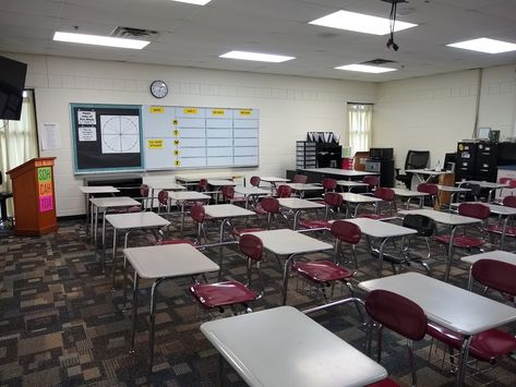 Sierra Canyon School, Classroom Setup Middle School, High School Math Classroom Decorations, Classroom Organization High School, Sarah Carter, Boys Dorm Room, High School Math Classroom, Classroom Arrangement, Building References