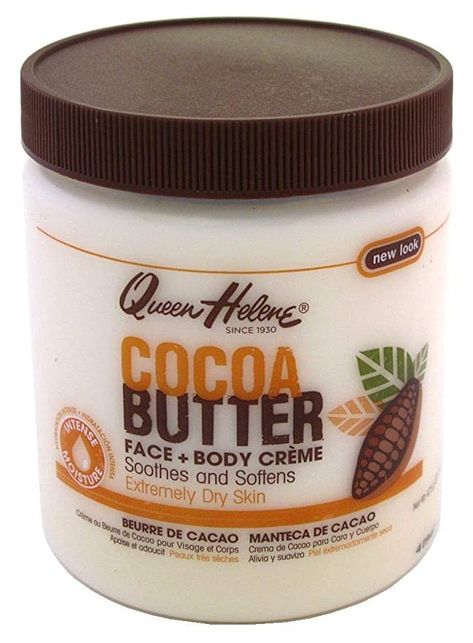 Cocoa Butter Cream, Queen Helene, Extremely Dry Skin, Body Lotion Cream, Body Butters, Wrinkled Skin, Facial Cream, Moisturizer For Dry Skin, Soften Skin