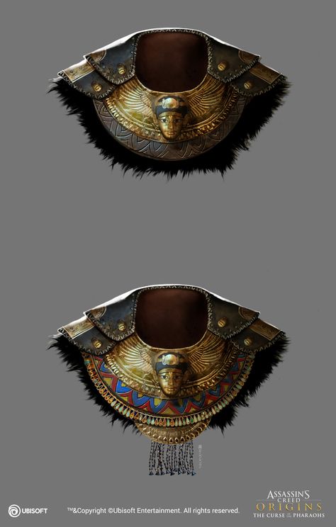 Egyptian Mask, Egyptian Warrior, Assassin's Creed Origins, Egypt Concept Art, Tomb Kings, Assassins Creed Origins, Pyramids Egypt, Assassins Creed Art, Gods Of Egypt