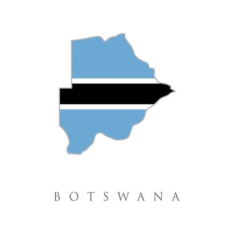 Country Flags Icons, Botswana Flag, Map Outline, T Shirt Logo Design, Football Illustration, Drawn Map, Flag Icon, Shirt Logo Design, African Girl