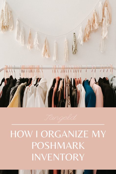 Having an organized Poshmark closet can be overwhelming (unless you have immense closet space… but who has that). So how does someone who has limited space keep track of their Poshmark inventory? Here’s how: Poshmark Room Organization, Poshmark Closet Organization, Poshmark Inventory Storage, Clothing Inventory Storage, Inventory Storage Ideas, Poshmark Organization, Thrift Reselling, Inventory Storage, Home Inventory