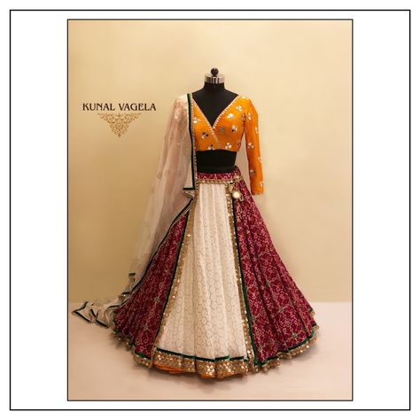 The Patola Lehenga  #patolalehenga #patola #bridal #mukaishwork #mukaish #handcraftedinindia  #lehenga #chaniyacholi #weddinglehenga  #mirrorwork #handembroidery  #zardosi #kunalvagela Blouse Designs For Patola Lehenga, Patola Lehenga Designs, Patola Lehanga, Patola Chaniya Choli, Patola Lehenga Choli, Patola Lehenga, Choli Blouse Design, Designer Bridal Lehenga Choli, Lehenga Saree Design