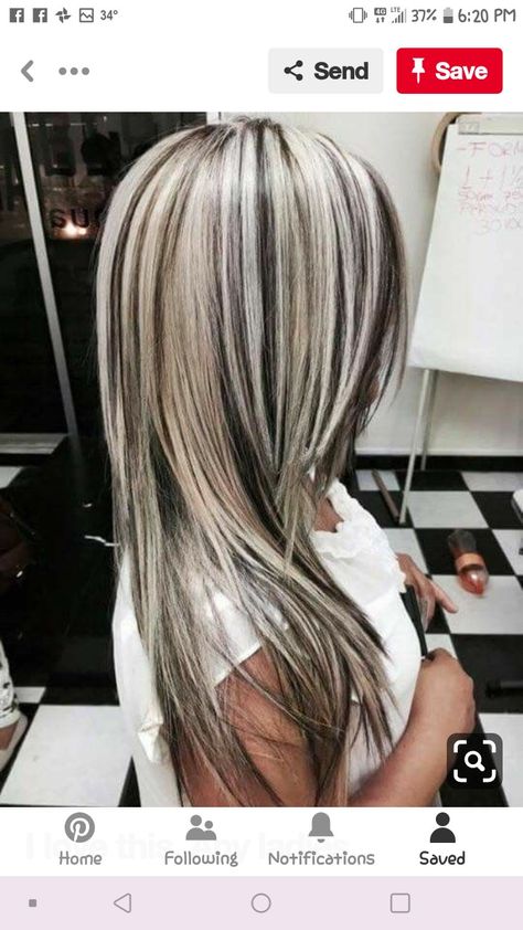 Types Of Hair Color, Blonde Highlights On Dark Hair, Hair Streaks, Dark Hair With Highlights, Brown Hair With Blonde Highlights, Gray Hair Highlights, Blonde Hair With Highlights, Hair Color Highlights, Brown Blonde Hair