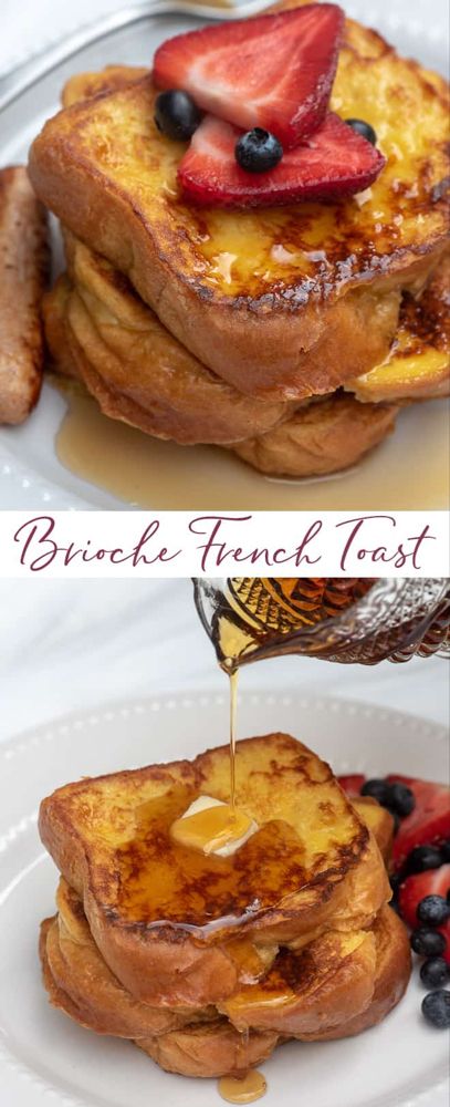 Brioche French Toast Recipe, Elegant Breakfast, Sweet Egg, Brioche French Toast, Best French Toast, Chicken Breakfast, Make French Toast, Brioche Bread, Egg Custard