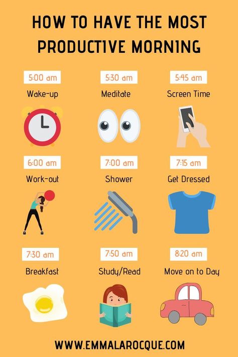 Before work morning routine for moms, kids, and tweens. Self care and productive morning routines for women and college students. Wake-up early to workout, eat healthy, and be productive. Ideas for a morning schedule for teenage girls. Find checklists, charts, and bullet journal ideas for your college morning routine! Having a morning routine in college is beneficial to your productivity, health, mindset, and motivation. #morningroutine #productive #selfcare Work Morning Routine, College Routine, College Morning Routine, Morning Schedule, Daily Routine Schedule, Morning Routine Productive, How To Have A Good Morning, Morning Routine School, 5am Club