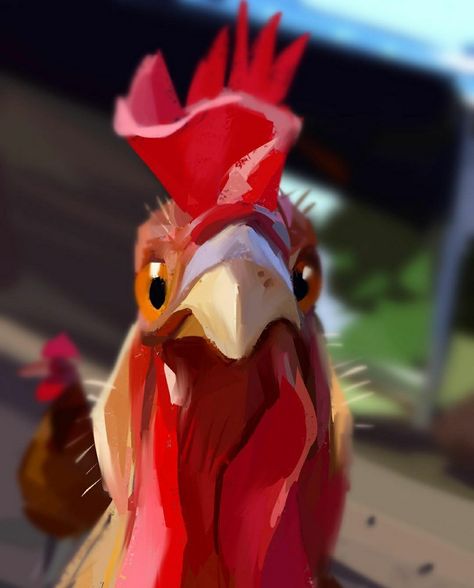 #albeniz_rodriguez Rooster Character, Chicken Painting, Morning Morning, Rooster, Good Morning, On Instagram, Instagram