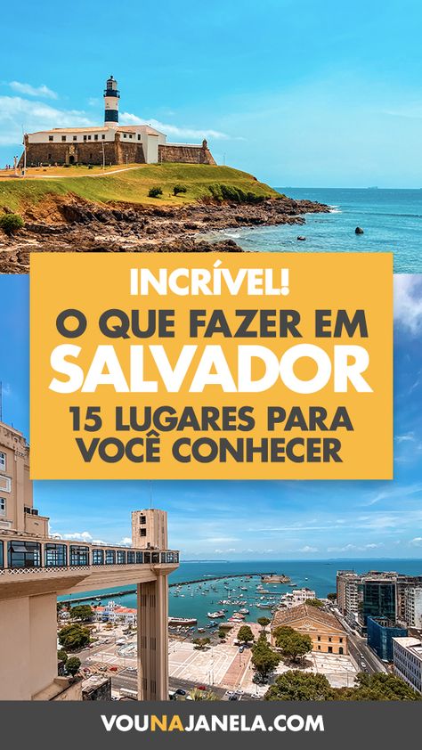 O que fazer em Salvador? Descubra o que visitar em Salvador na Bahia. Conheça 15 lugares para você ver e visitar em Salvador. Brazil Travel, American Continent, Visit Mexico, Road Trip Usa, Central America, Amazing Destinations, Travel Itinerary, Family Travel, Travel Blogger