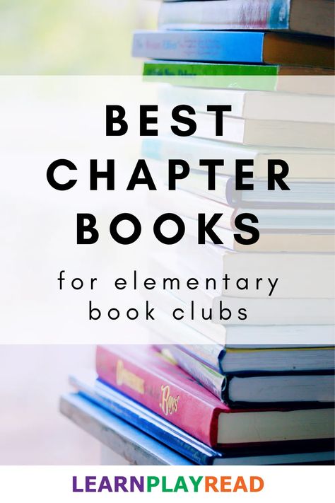 Best Books to Use in an Elementary Book Club - Chapter Books Book Club Elementary School, 2nd Grade Book Club, Book Club For Elementary Students, Family Book Club, Kids Book Club Ideas, Elementary Book Club, Kids Book Club Activities, Classroom Book Clubs, 5th Grade Books