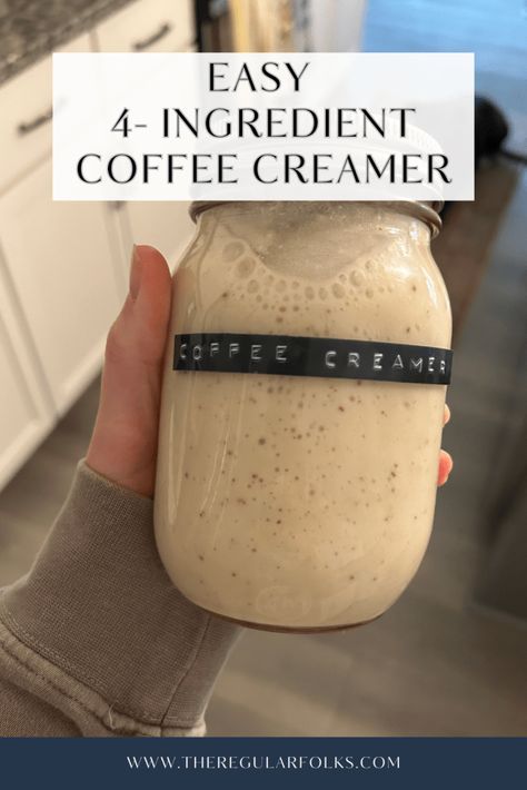 Non dairy coffee creamer, easy coffee recipe, homemade coffee Creamer coconut milk Non Dairy Creamer Recipe, Dairy Free Coffee Creamer Recipes, Coffee Creamer Homemade Non Dairy, Coconut Milk Creamer Homemade, Coconut Cream Creamer, Healthy Non Dairy Creamer, Dairy Free Creamer Recipe, Homemade Creamer With Evaporated Milk, Low Calorie Creamer