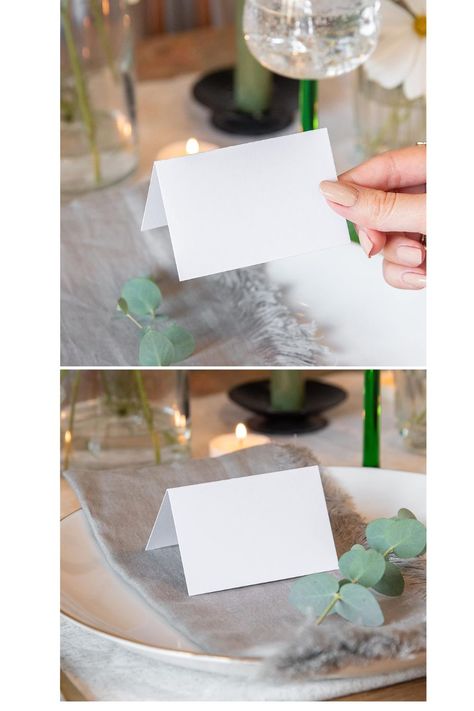 Name place cards | plain white folded table name cards for party reception birthday 25 50 or 100 pieces | name cards for table setting | wedding name cards | (25 cards) #affiliate #weddings #weddingstationery Name Cards For Table, Table Setting Wedding, Birthday 25, Table Name Cards, Wedding Name Cards, Party Reception, Table Name, Name Place Cards, Table Names