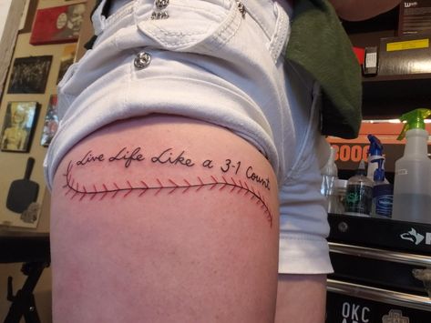 Home Plate Tattoo, Softball Tattoo Ideas, Simple Softball Tattoos, Baseball Tattoos For Women Simple, Softball Tattoos For Women, Baseball Related Tattoos, Baseball Tattoo Ideas For Women, Softball Catcher Quotes, Softball Tattoos