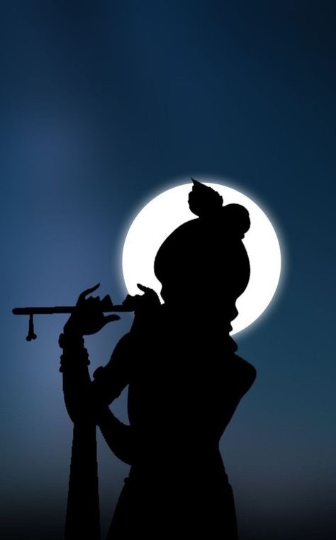 Krishna, Moon, Wallpapers