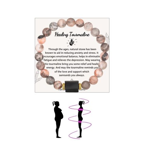 PRICES MAY VARY. Tourmaline Bracelets for Women: Natural stone bead tourmaline are known relieve fatigue, healing and protect. to wear tourmaline bracelet relieve negative emotion and relax. Natural Stone: The natural stone tourmaline bead bracelet, durable, long term use; tourmaline bead bracelet possess low density and light weight. Its cool feeling in hands can make the mood calm down. Size: Made of 8mm natural beads, bracelet length is 7.3 inches and It Is Elastic. Fits Most of the Size. Rem Pink Bracelets, Zodiac Bracelet, Tourmaline Bracelet, Relaxation Gifts, Energy Bracelets, Tourmaline Pendant, Crystal Healing Stones, Purple Agate, Crystal Healing Bracelets