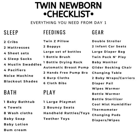 Newborn Twin Routine, Twins Registry Must Haves, Twins Must Haves, Twin Checklist, Twin Registry Must Haves, Twin Registry Checklist, Twin Baby Essentials, Twin Must Haves Baby Items, Twin Necessities