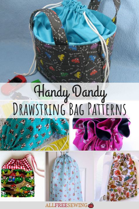 Whether you are looking to organize or just want a new beach bag, 28 Handy Dandy Drawstring Bag Patterns & Tutorials is sure to hold your next sewing project. Beach Bag Pattern, Drawstring Bag Tutorials, Drawstring Bag Pattern, Purse Sewing, Diy Backpack, Bag Pattern Free, Diy Bags Purses, Knitting Project Bag, Drawstring Bucket Bag