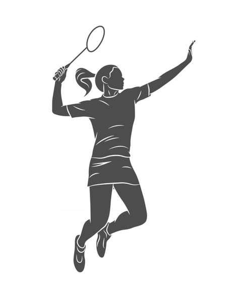 Badminton Landscape, Badminton Girl Aesthetic, Badminton Girl, Badminton Smash, 2x2 Picture Id, Badminton Pictures, Badminton Logo, Women's Badminton, Badminton Player