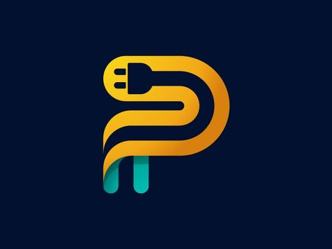 Plug icon by Roma Korolev (kaer logo) Charger Logo Design, Plug Logo Design, Electrical Business Logo, Cable Logo, Electrical Logo Design Ideas, Plug Logo, Logo Design Electric, Smart Home Logo, Electrical Company Logo