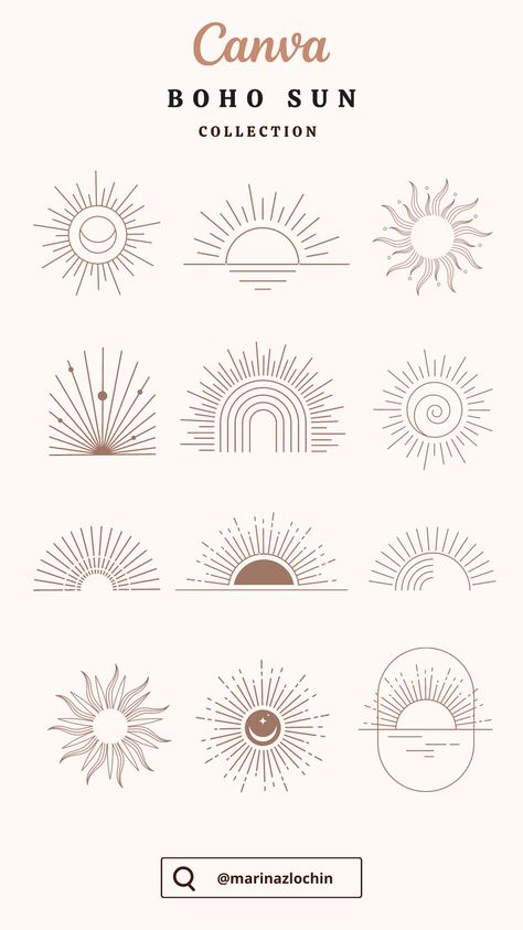 Sunshine Graphic Design, Rising Sun Tattoos, Violet Flower Tattoos, Sunrise Tattoo, Cousin Tattoos, Sunshine Tattoo, Small Girly Tattoos, Boho Tattoos, Hair Salon Interior