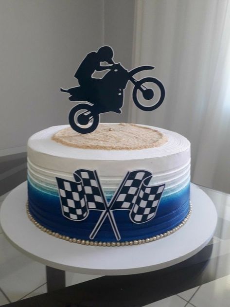 Motor Bike Cakes For Men, Motocross Birthday Party Cake, Racing Cakes For Boys, Bike Cake Design, Moto Cake, Pastel Moto, Zoo Cake Topper, Motor Cake, Motorcycle Birthday Cakes