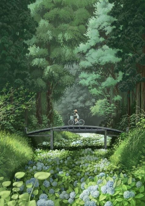 Studio Ghibli Background, 귀여운 음식 그림, Japan Illustration, Ghibli Artwork, Fantasy Worlds, Ipad Background, Room Prints, Pretty Backgrounds, Background Art