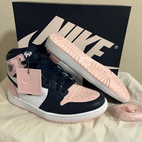 Pink air jordan 1