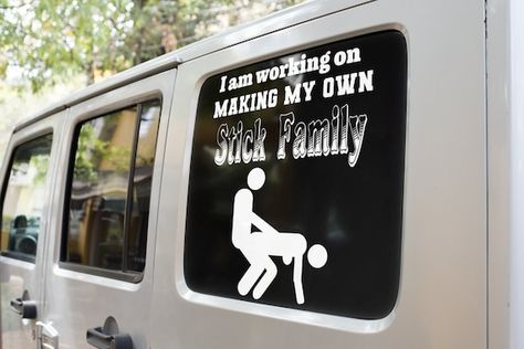 I am working on making my own stick family Vinyl Decal,car decal,laptop decal, window decal,truck vehicle bumper funny sticker by HorribleDesigns https://www.etsy.com/listing/1669729207/i-am-working-on-making-my-own-stick?ref=rss Cool Car Stickers, Stick Family, Mechanic Humor, Funny Caricatures, Car Window Stickers, Funny Sticker, Funny Jokes For Adults, Cute Texts, Car Decals Vinyl