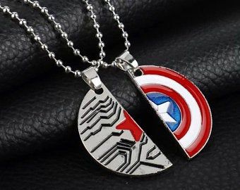 Captain America Necklace, Soldier Necklace, Marvel Jewelry, Dinosaur Ring, Dinosaur Jewelry, Marvel Clothes, Bucky And Steve, Captain America Winter Soldier, Captain America Shield