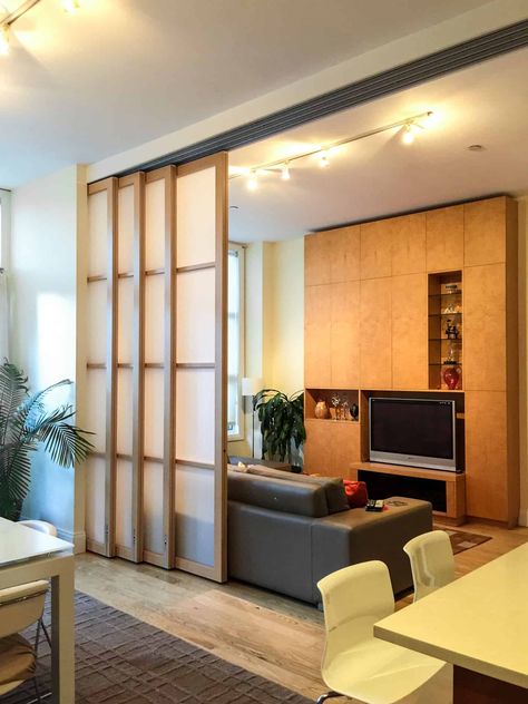 Living Room Divider | Sliding Walls, Doors, and Room Dividers | Raydoor Sliding Walls, Sliding Door Room Dividers, Bedroom Divider, Sliding Room Dividers, Living Room Divider, Diy Room Divider, Room Divider Doors, Room Divider Walls, Decor Studio