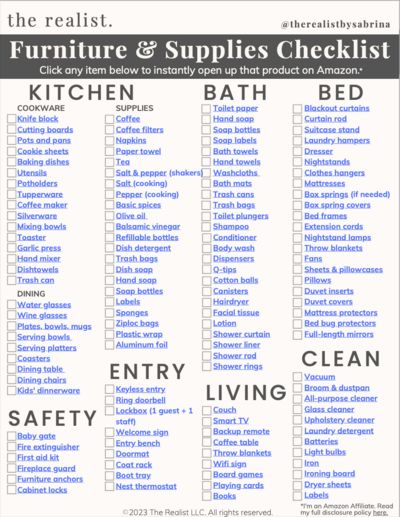 Air Bnb Item List, Airbnb Shopping List, Furnishing Airbnb On A Budget, Airbnb Startup Checklist, Airbnb Decor Room Ideas Simple, Airbnb Furnishing Checklist, Airbnb Kitchen Essentials, Airbnb Startup, Best Airbnb Decor