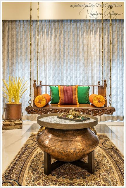 Indian Inspired Decor, Indian Room, Indian Living Room, Vintage Brass Decor, Indian Room Decor, Indian Living Rooms, India Home Decor, Indian Interiors, Indian Home Interior