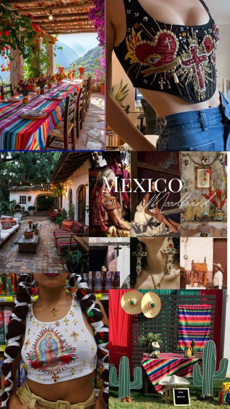 Mexican party fiesta mexicana moderna Mexican culture Mexican Fairy Aesthetic, Mexican Vibes Aesthetic, Rocky Point Mexico Outfits, Mexican Gothic Aesthetic, Mexican Board, Weird Clothes, Mexican Style Dresses, Mexico Aesthetic, Mexico Fashion