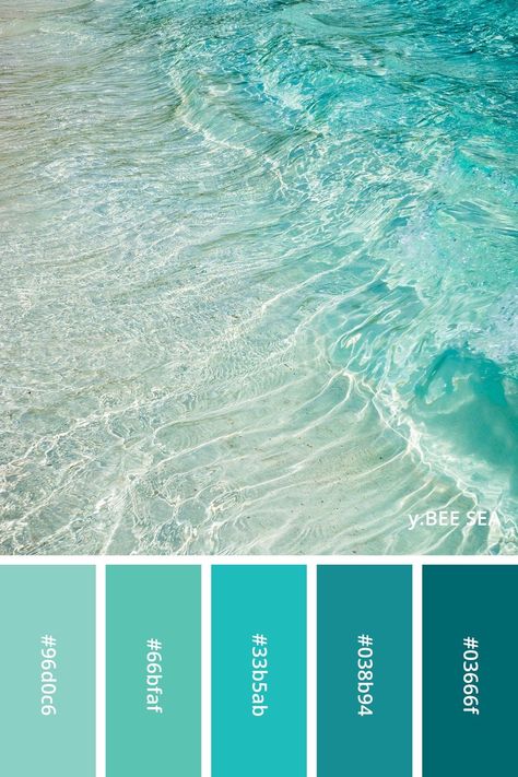 Light Blue Teal Color Palette, Light Aqua Color Palette, Shades Of Turquoise Colour Palettes, Blue Beach Color Palette, Sea Color Pallette, Blue And Turquoise Color Palette, Color Palette Aqua, Turquoise Blue Color Palette, Turquoise Palette Colour Schemes