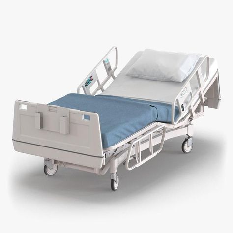 Hospital Bed 2 3D Model #AD ,#Hospital#Bed#Model Medical Furniture, Bed 3d, Hospital Bed, Tableau Design, Hospital Furniture, Real Model, Paper Background Texture, 3ds Max Models, King Size Bed