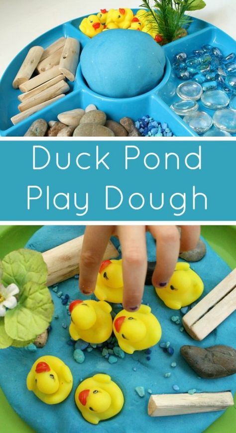 Play Dough Invitation, Playdough Party, Dough Ideas, Senses Activities, Playdough Activities, Playdough Kits, Miniature Gardens, Duck Pond, Invitation To Play