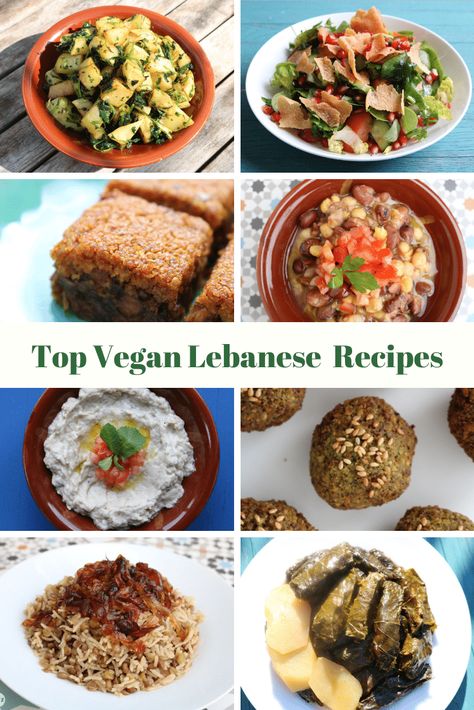 Lebanese Falafel, Vegan Lebanese, Mujadara Recipe, Lenten Meals, Grape Leaves Recipe, Kibbeh Recipe, Egyptian Recipes, Lebanon Food, Babaganoush Recipe