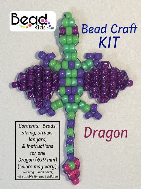 Dragon Bead Pet, Beaded dragon, Bead pet dragon, Dragon Pony Bead Pattern, Pony Bead Dragon, Beaded Keychain Patterns, Pony Bead Animals Patterns, Bead Pets Pattern, Pony Bead Patterns Easy, Bead Animals Patterns Easy, Bead Animals Patterns, Beaded Keychains Patterns