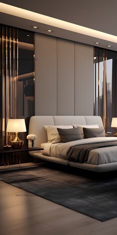 Luxurious Bedrooms Classy, Modern Luxurious Bedrooms Classy, Blue Wedding Nails, Bedrooms Inspiration, Elegant Bedroom Design, Rooms Inspiration, Usa House, Modern Luxury Bedroom, Bed Design Modern