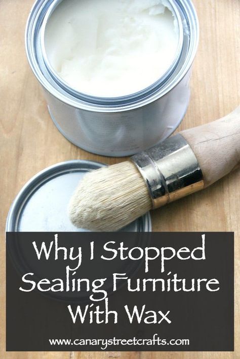 Reasons why I stopped using wax to seal chalk painted furniture. http://canarystreetcrafts.com/ Sealing Chalk Paint, Chalk Paint Projects, Annie Sloan Paints, Furniture Rehab, Paint Can, Bohol, Distressed Furniture, Chalk Paint Furniture, Annie Sloan Chalk Paint