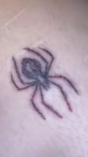 Easy Tattoos Alt, Spiderman Stick And Poke, Y2k Stick And Poke Tattoo, Sick Small Tattoos, Stick And Poke Tattoo Meaningful, Stick N Poke Ideas Simple, Stick N Poke Flash, Small Stick N Poke Tattoos, Cute Emo Tattoos