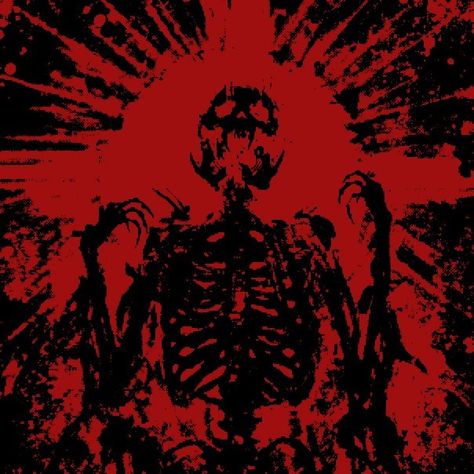 Red Rage Art, Rage Playlist Cover, Red Aesthetic Skeleton, Red Skull Aesthetic, Gothic Red Aesthetic, Red Fire Aesthetic, Dark Red Icons Aesthetic, Rage Aesthetics, Black And Red Pfp