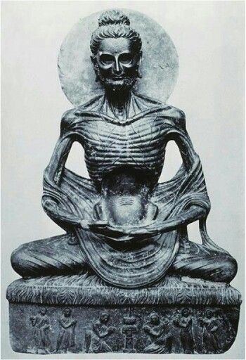 Siddhartha Gautama, the Buddha (THE Buddah). Siddhartha Guatama, the founder of the Buddhist philosophy, is often depicted, on the other hand, as a living skeleton. The Buddha was born a prince in northern India. His father, responding to a prophecy that claimed young Siddhartha would be either a great emperor or a great holy man, sheltered his son from the ills of the world. Siddhartha lived a life of hedonism, where every whim was indulged. But eventually he discovered sickness, old age, a... Tibet, Siddhārtha Gautama, Buddhist Philosophy, Ancient Kingdom, Gautama Buddha, Eastern Art, Buddha Image, Buddha Art, Buddhist Art