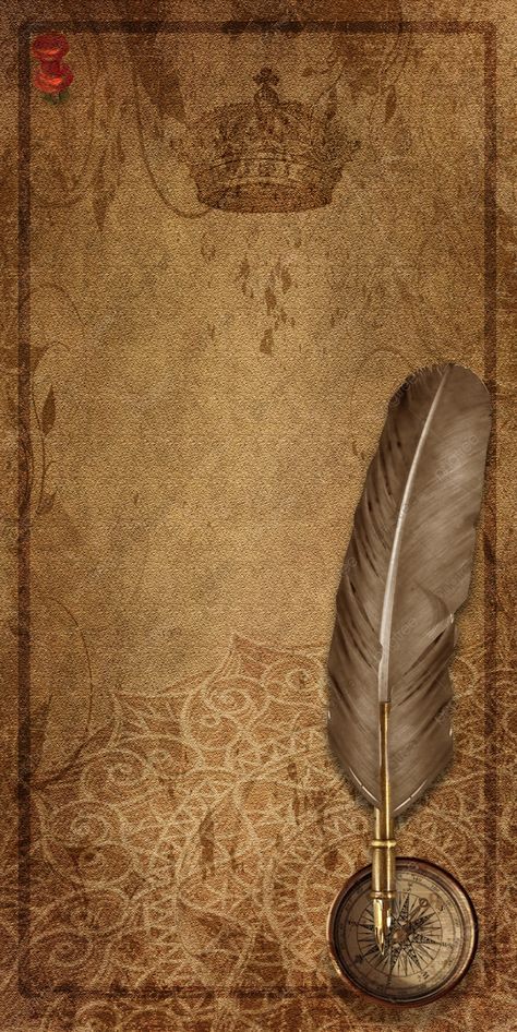 Feather Pen With Compass On Vintage Paper Background, Old, Vintage, Paper Background Image for Free Download Poem Backgrounds Design Aesthetic, Old Paper Background Vintage Landscape, History Background Aesthetic, Vintage Paper Wallpaper, Modeling Background, Vintage Background Design, Background Old Paper, Old Vintage Paper, Ancient Paper