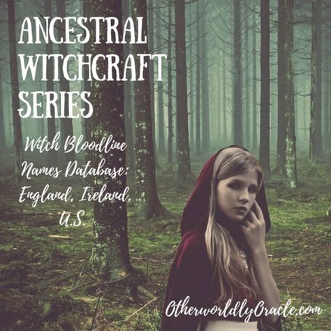 Witch Bloodline Names Database: England, Ireland, U.S. Witch Bloodline Names, English Witchcraft, Moons Wallpapers, Ancestral Witchcraft, Witch Ancestors, Ancestral Magic, Witchy Names, Witch Lifestyle, Witches Grimoire