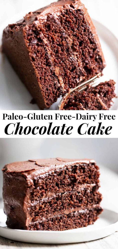 Organic Cake Recipe, Paleo Cake Recipes, Grain Free Chocolate Cake, Dairy Free Cake Recipe, Dairy Free Buttercream, Paleo Chocolate Cake, Dairy Free Chocolate Cake, Paleo Cake, Organic Cake